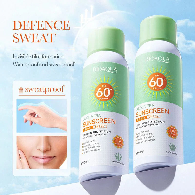 **BIOAQUA SPF 60+ Aloe Sunscreen Spray 150ml**