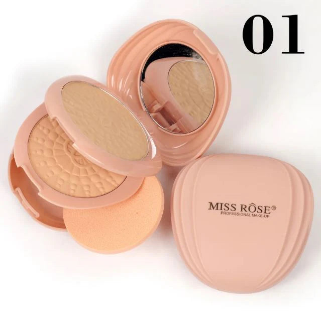 **Miss Rose 3-in-1 Transparent Pressed Compact Powder**