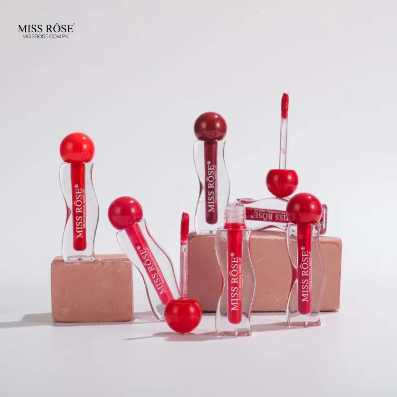 Miss Rose makeup 3 PC Seaweed Matte Lip Gloss Lipstick