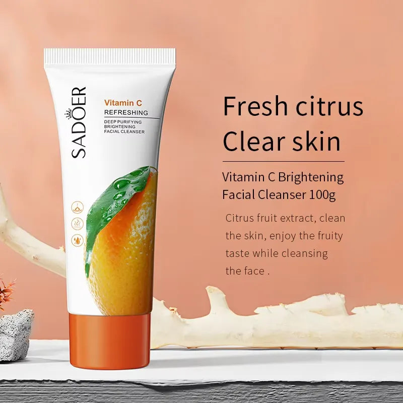 **SADOER SD36544 Vitamin C Brightening Facial Cleanser 100g**