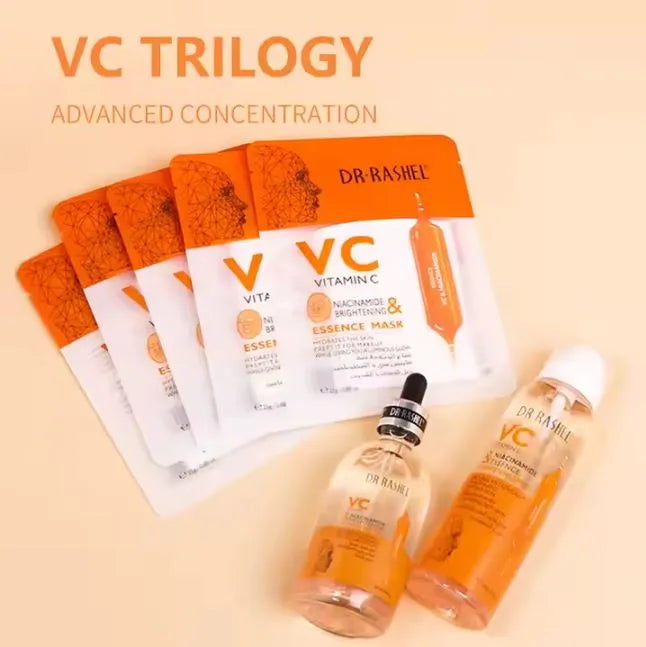 **Dr.Rashel Vitamin C & Niacinamide Brightening Facial Set (3PCS) DRL-1748**
