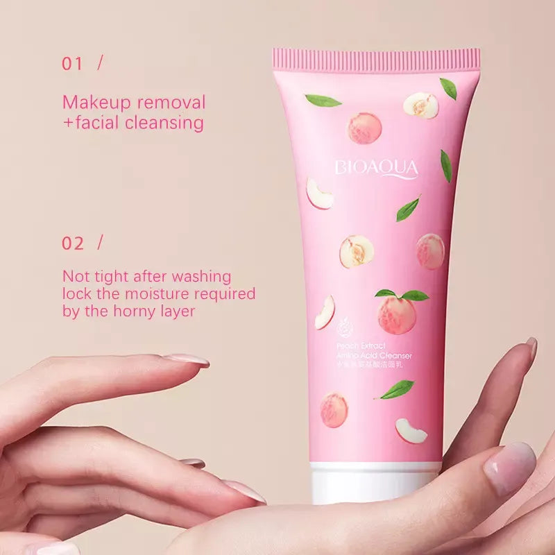 **BIOAQUA Peach Glowing Skincare Set (4PCS)**