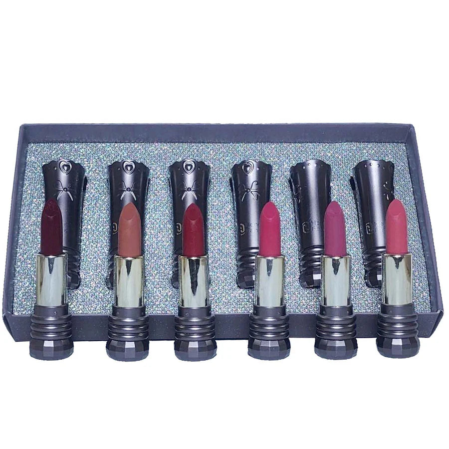 **HENG FANG Diamond Matte Lipstick Set (6PCS)**