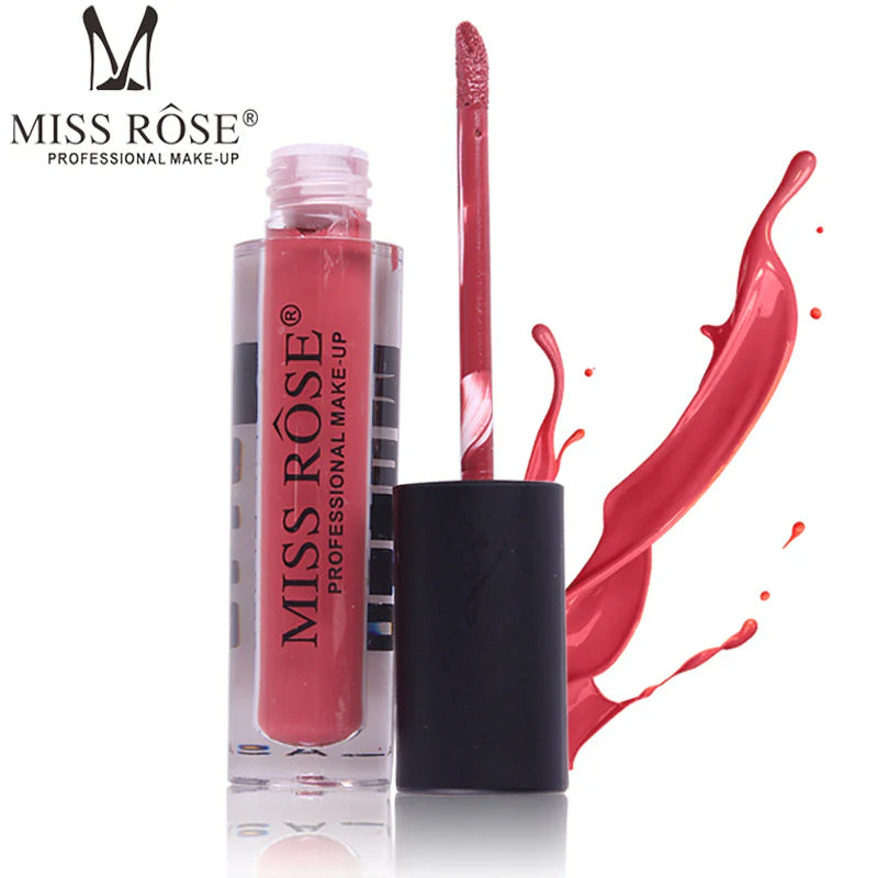 Miss Rose New Set Of 6 Matte Lip Gloss 7701-020S24