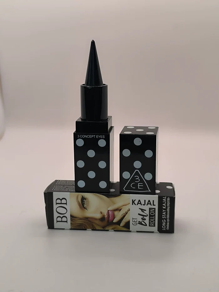 BOB Pack of 02 Eye Enhancing Black White Kajal