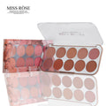 Miss Rose 10 Color Makeup Face Blushers palette