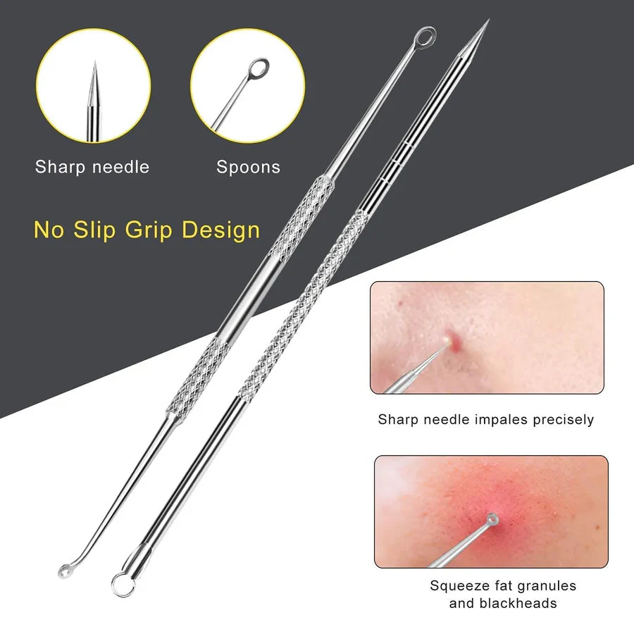 **Blackhead Remover Stainless Steel Extractor Tool**