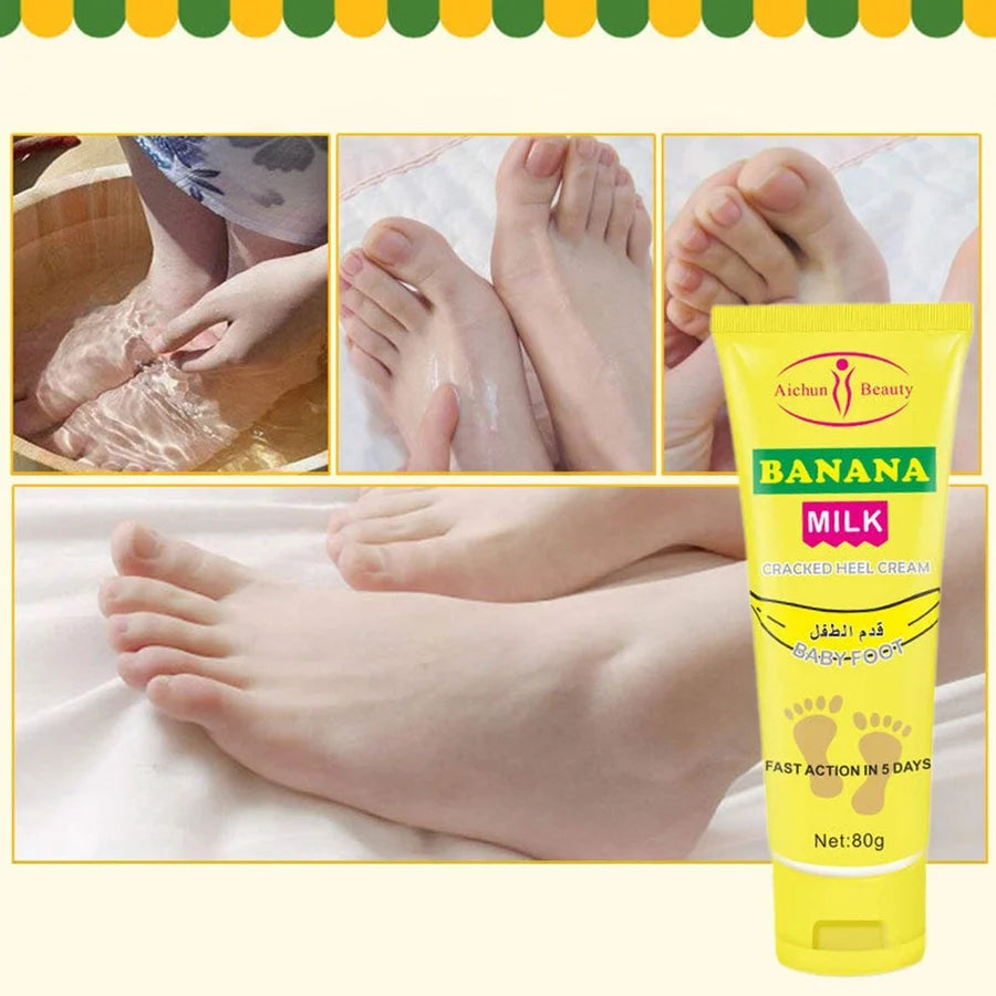 **Aichun Beauty AC229-1 Banana Milk Cracked Heel Repair Cream**