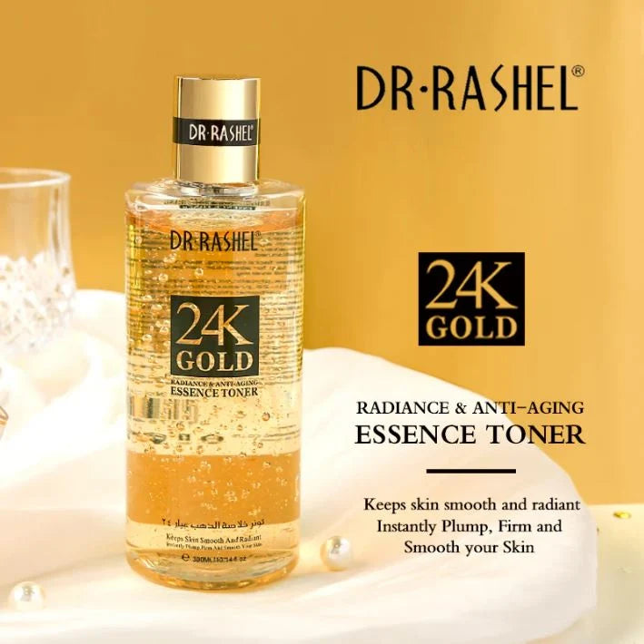 **Dr.Rashel 24K Gold Radiance Anti-Aging Toner Serum 300ml DRL-1478**