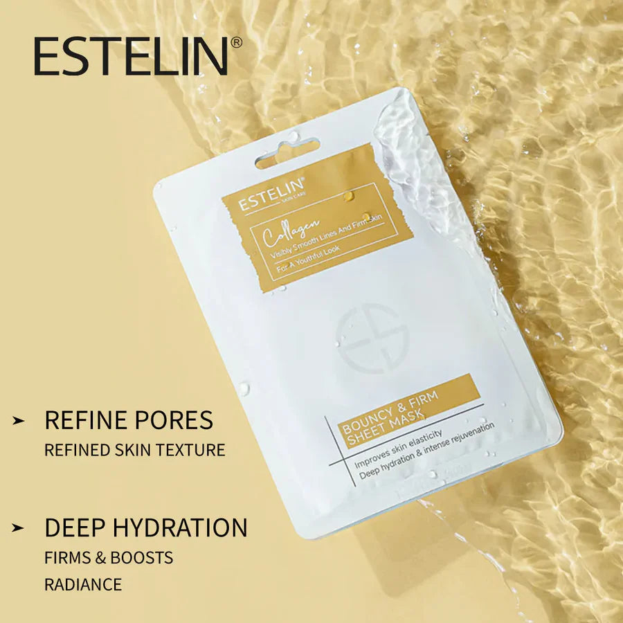 **ESTELIN ES0236 Collagen Bouncy & Firm Sheet Mask**