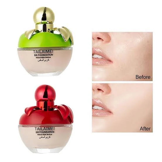 TLM Apple BB Foundation Natural White Moisture Cream Foundation 40ml Red
