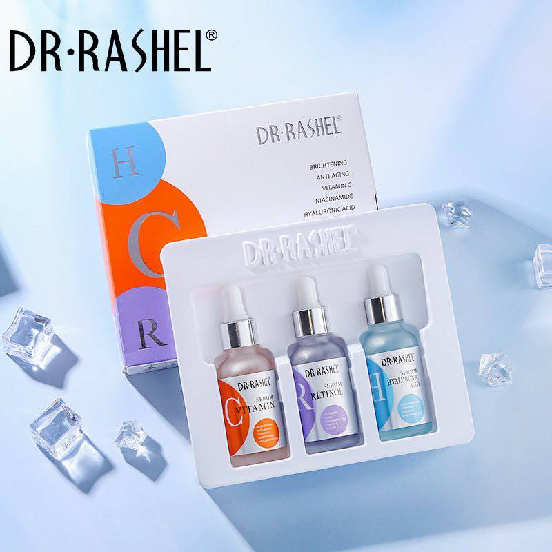 **Dr.Rashel DRL-1616 Vitamin C Hyaluronic Retinol Serum Set (3PCS)**