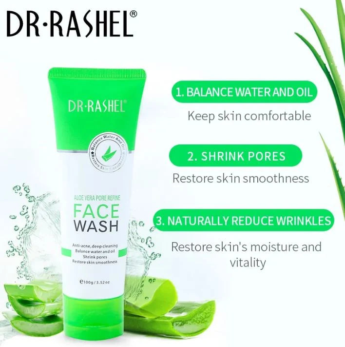 **Dr.Rashel Aloe Vera Anti-Acne Face Wash 100g DRL-1633**