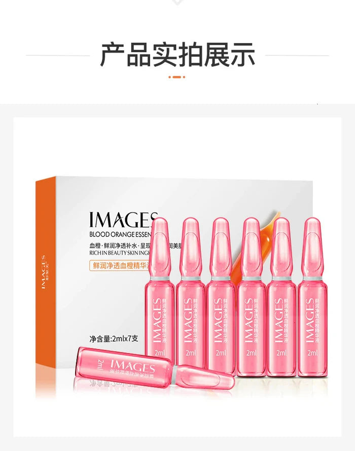 **IMAGES Blood Orange Ampoule Serum (7PCS × 2ml)**