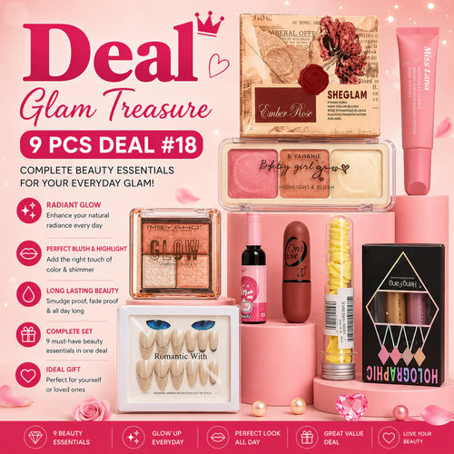 **Glam Treasure Makeup Deal Set (9PCS) #18**