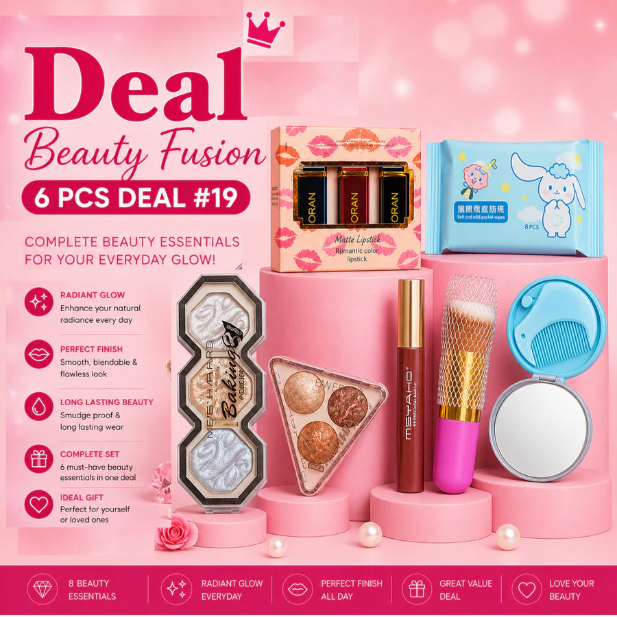 **Beauty Fusion Makeup Deal Set (6PCS) #19**