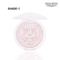 Miss Rose Leopard Print Shimmer Highlighter Pressed Powder Highlighter