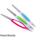 **2-in-1 Nail Filer & Cuticle Remover Tool**