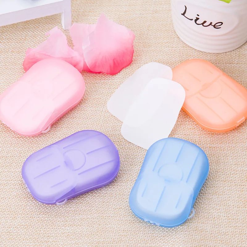 **Mini Portable Travel Soap Paper Sheets**