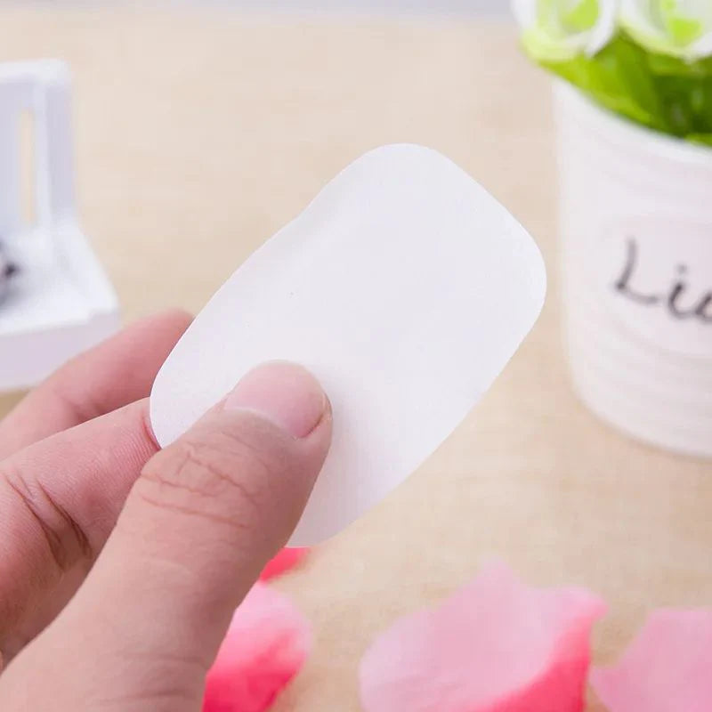 **Mini Portable Travel Soap Paper Sheets**