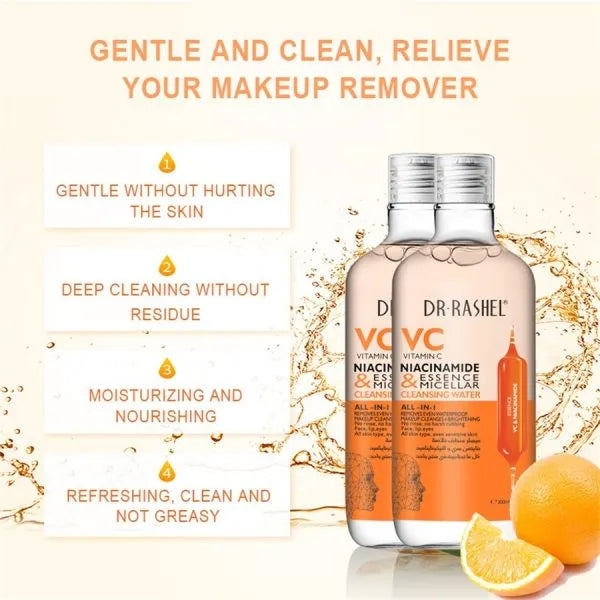 DR Rashel 3 PC Set Vitamin C & Niacinamide Brightening Skin Care Cleansing Series DRL-1747
