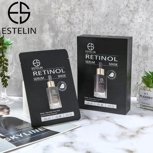 **ESTELIN ES0046 Retinol Anti-Wrinkle Serum Mask Sheet 25ml**