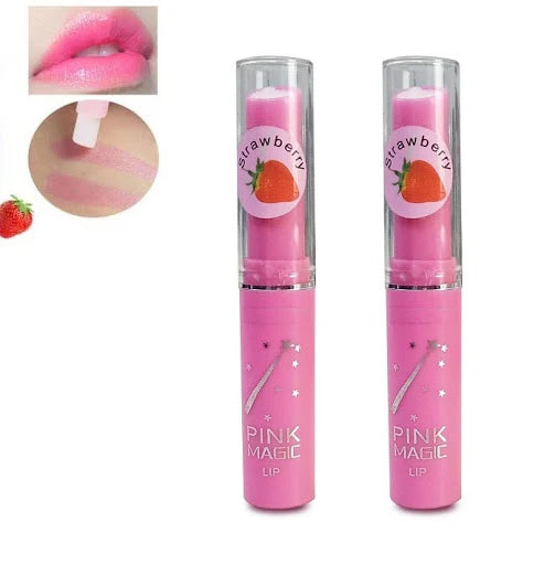 **3PCS Pink Magic Strawberry Lip Balm Set**