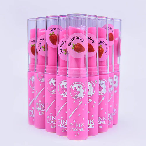 **3PCS Pink Magic Strawberry Lip Balm Set**