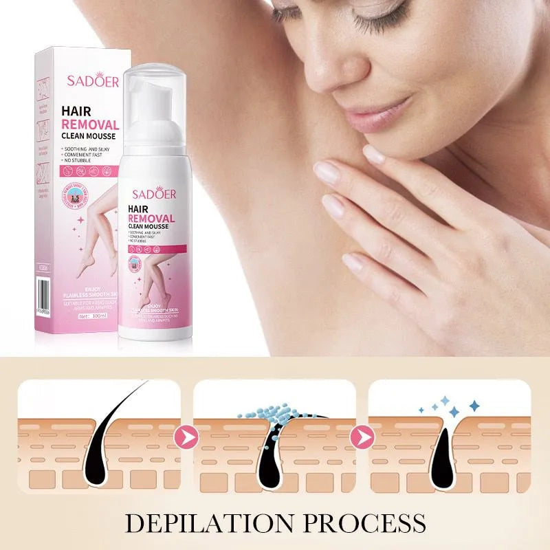 **SADOER Hair Removal Spray for Men & Women 150ml**