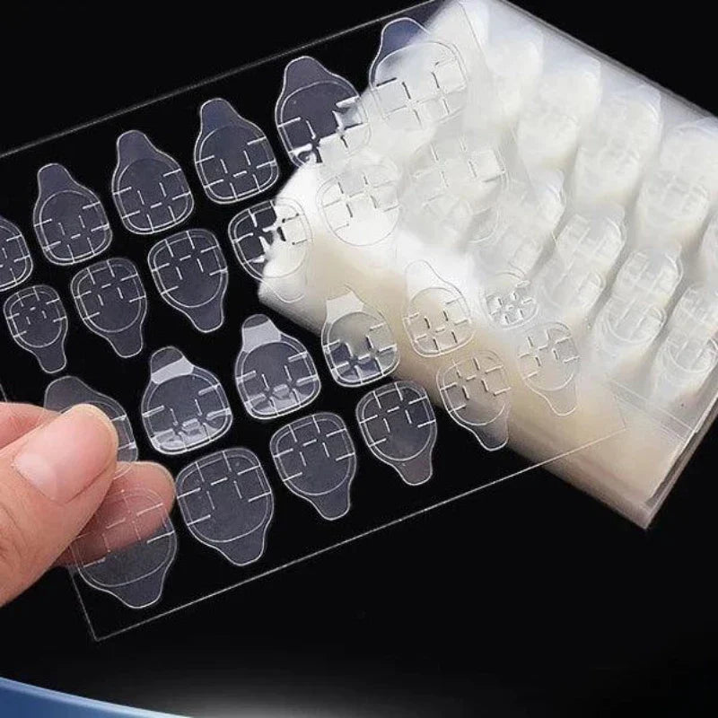 240 Dots Nail Glue Stickers | 10 Sheets Double-Sided Adhesive Tabs