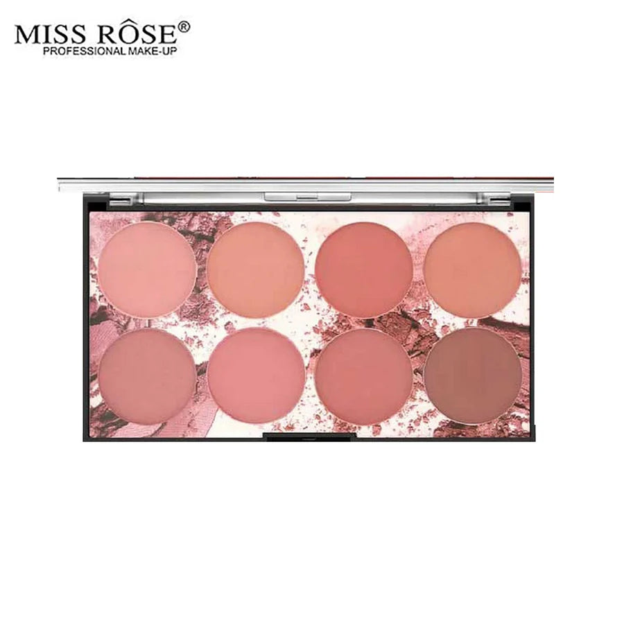 **MISS ROSE 8 Color Blush Kit 28g**