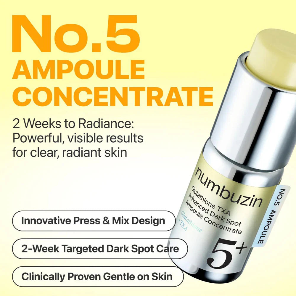 **Numbuzin No.5 Glutathione TXA Dark Spot Ampoule 10.7g**