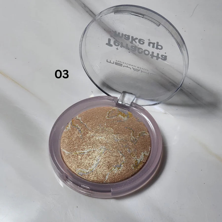 **MSYAHO YH6361 Terracotta Blusher & Highlighter Compact**