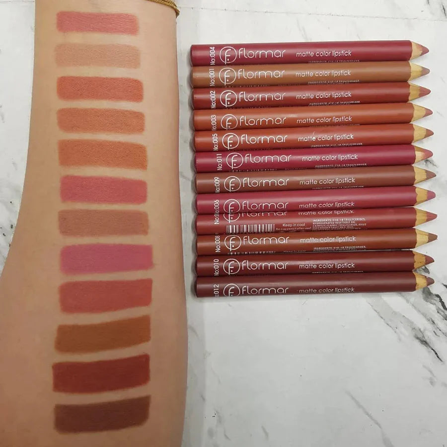 12PCS Matte Lipstick & Lip Liner Set