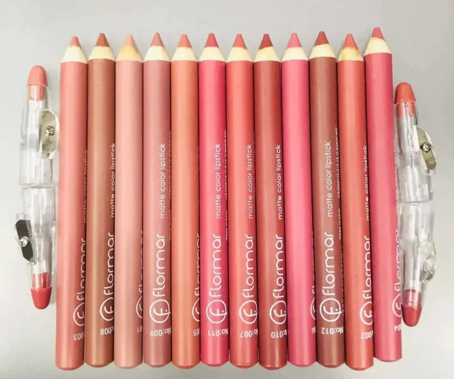 3 pcs Matte Lipstick Lip Liner Lip Pencil