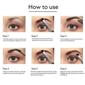 Eyebrow Palette Merry Color brow zing brow palette