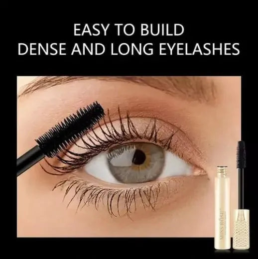 Miss Rose Waterproof Quick Dry Easy To Use Liquid Black Mascara .