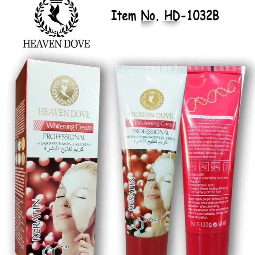 **Heaven Dove HD-1032B Professional Keratin Whitening Cream 120g**