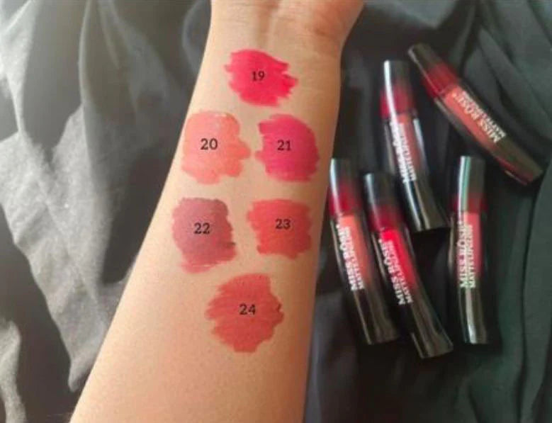 **MISS ROSE Lip Gloss Set (6PCS) 5ml**