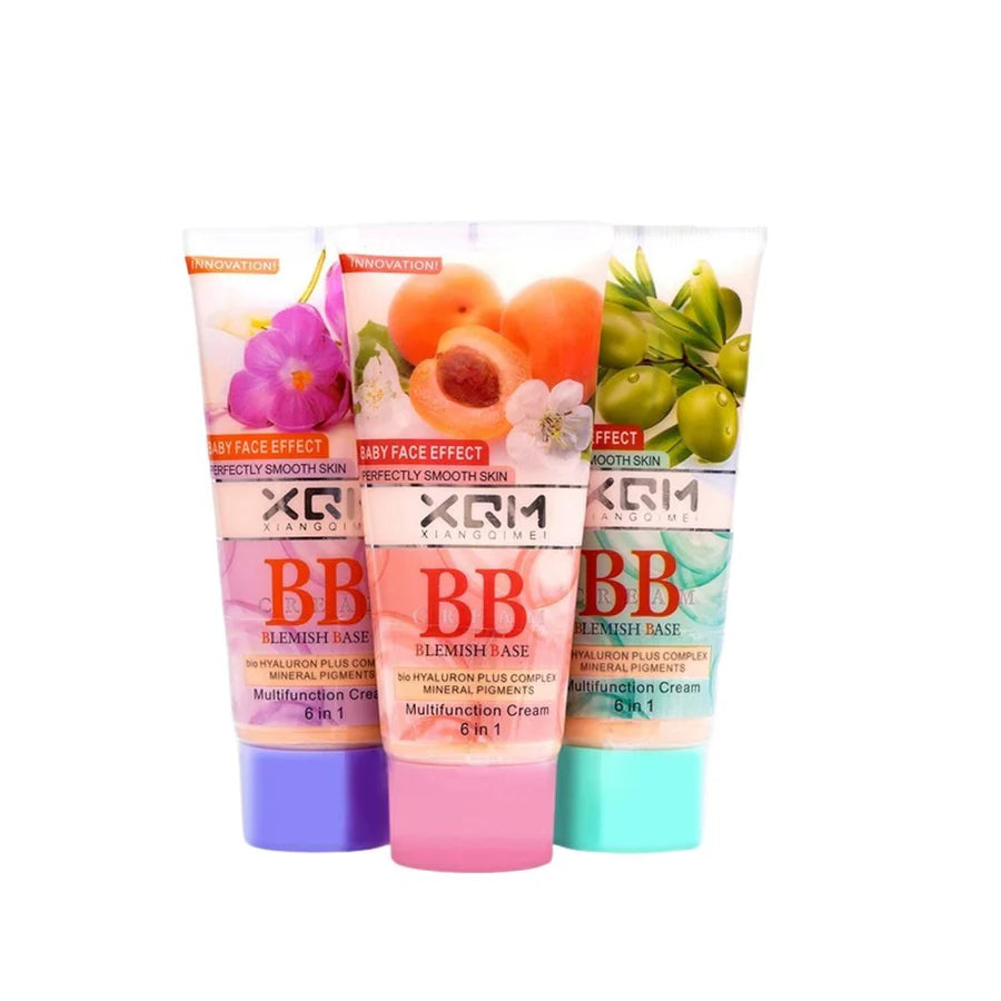 XQM BB Peach / Olive / Lavender Cream Crocus Blemish Base Multiplication 6 in 1 BB Cream