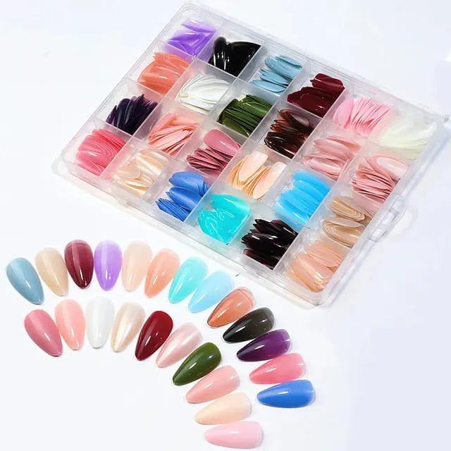 **Miss Beauty 576/288PCS Artificial Nail Tips Box**