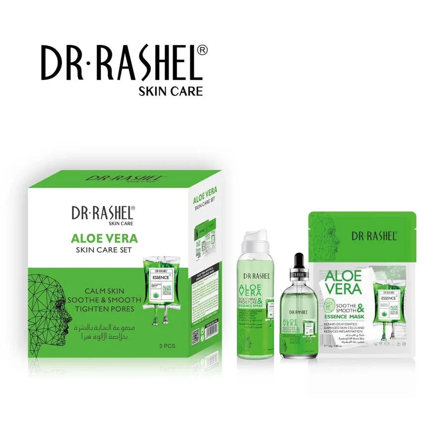 DR.Rashel 3 PCS Aloe vera soothing & moisture skin care set DRL- 1746