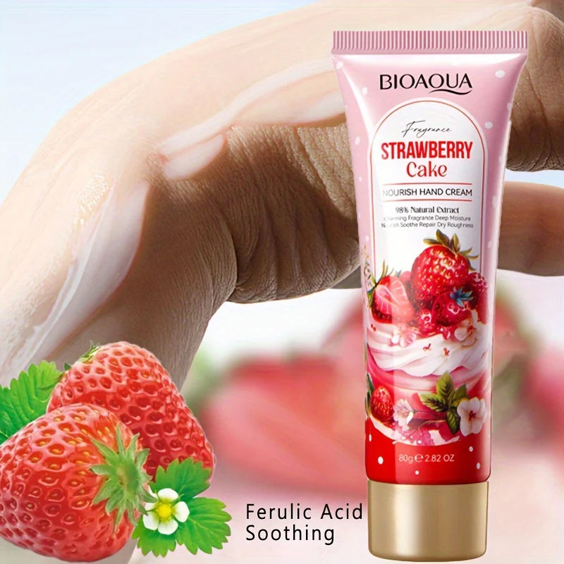 **BIOAQUA BQY48301 Strawberry Cake Hand Cream 80g**