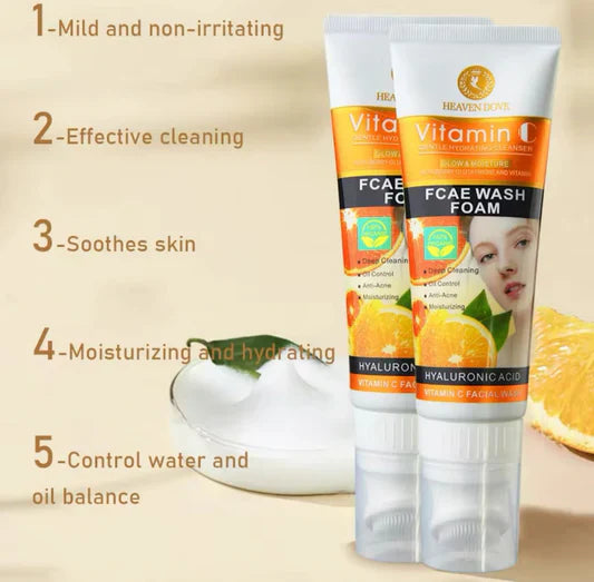 **Heaven Dove Vitamin C Glow Moisture Face Wash 120g**