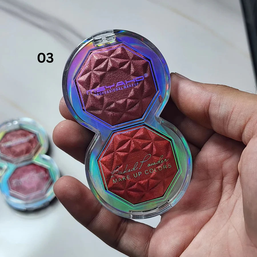 MSYAHO Baked Powder YH6338B | Silky Radiant Glow Compact