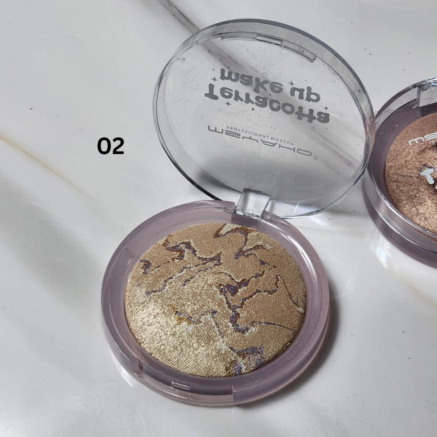 **MSYAHO YH6361 Terracotta Blusher & Highlighter Compact**