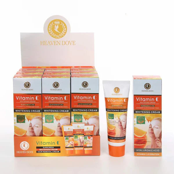 Heaven Dove Glow and Moisture Skin Whitening Cream 120 Ml Vitamin C