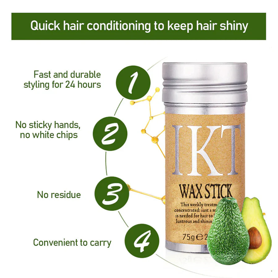 IKT Hair Wax Stick, Styling Wax for Smooth Wigs