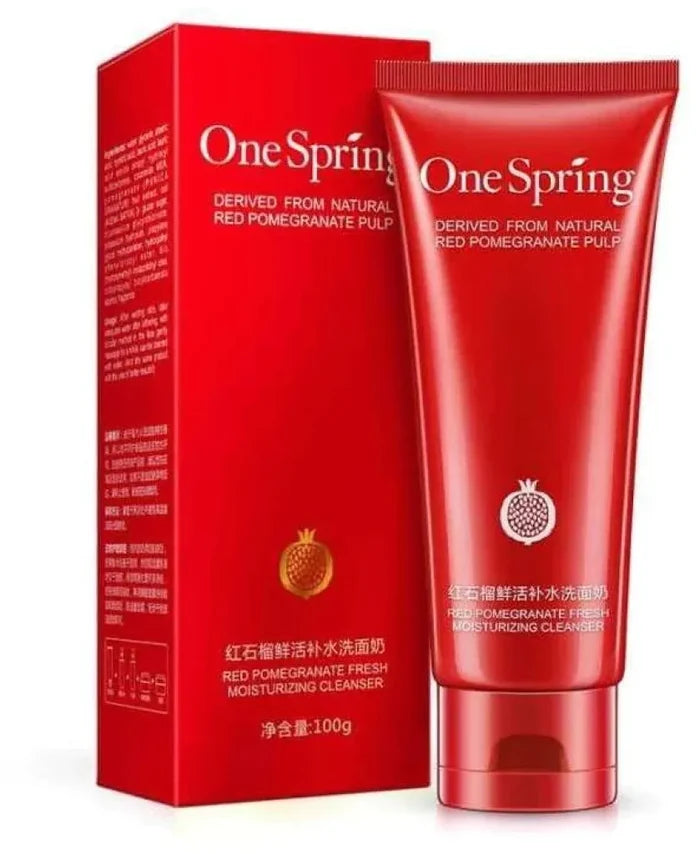 **ONE SPRING Red Pomegranate Facial Cleanser 100g YZC4310**