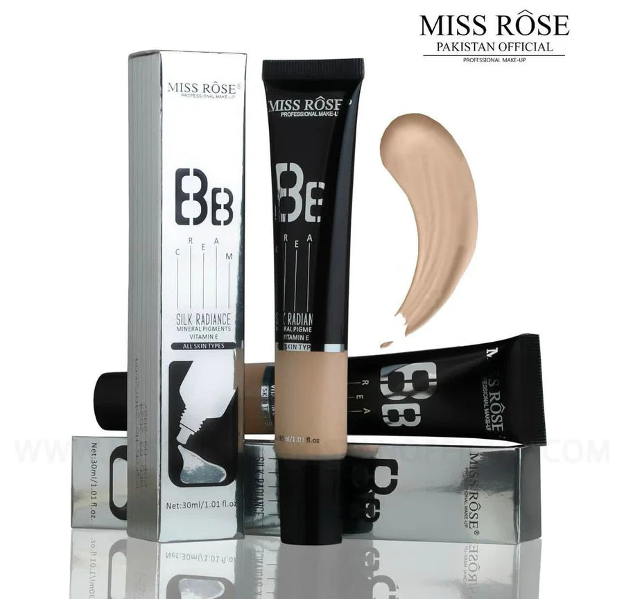 Miss Rose Silk Radiance BB Cream with Vitamin E | Long Lasting